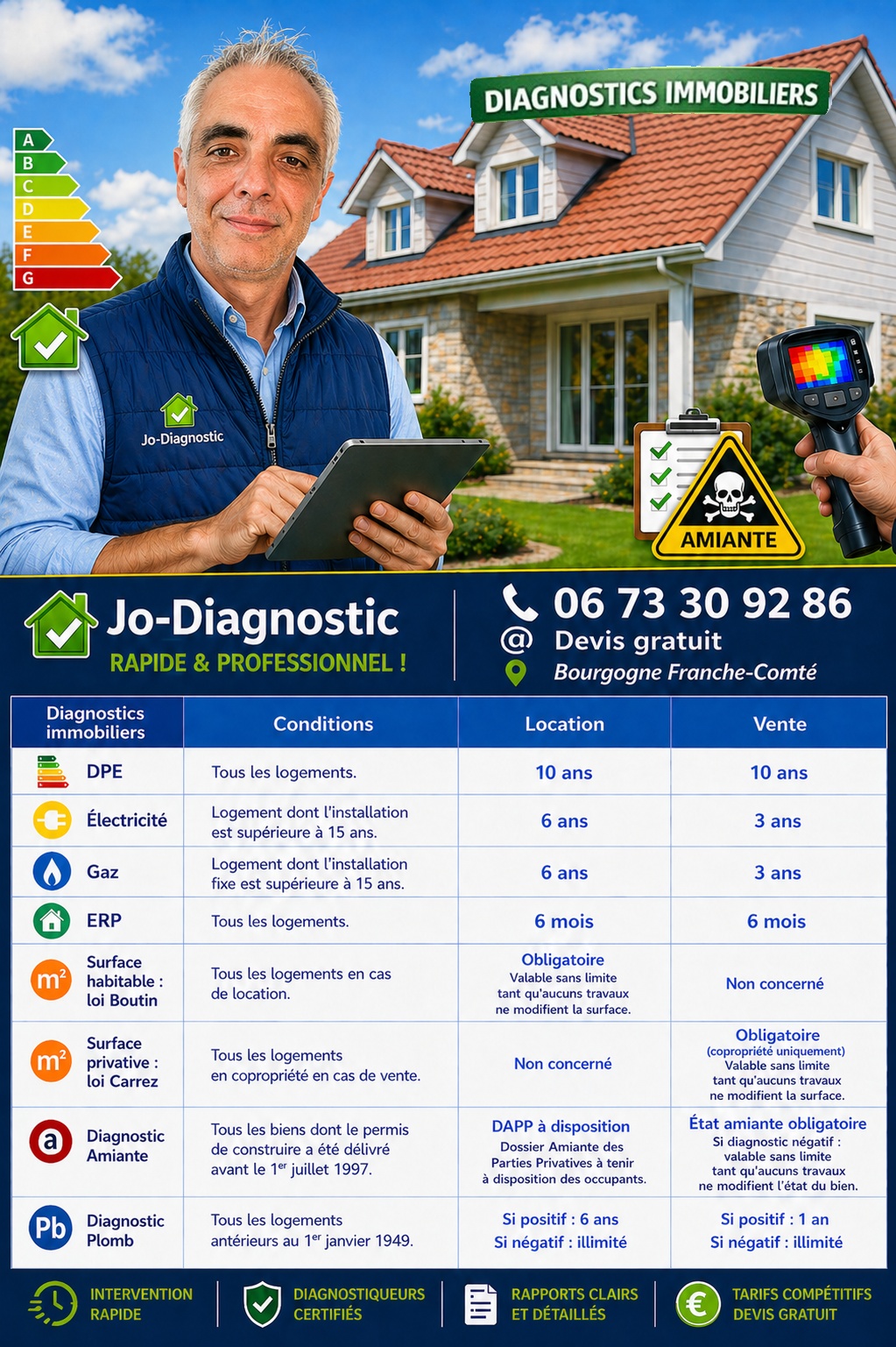 Photo de José RODRIGUES DE CARVALHO, diagnostic amiante